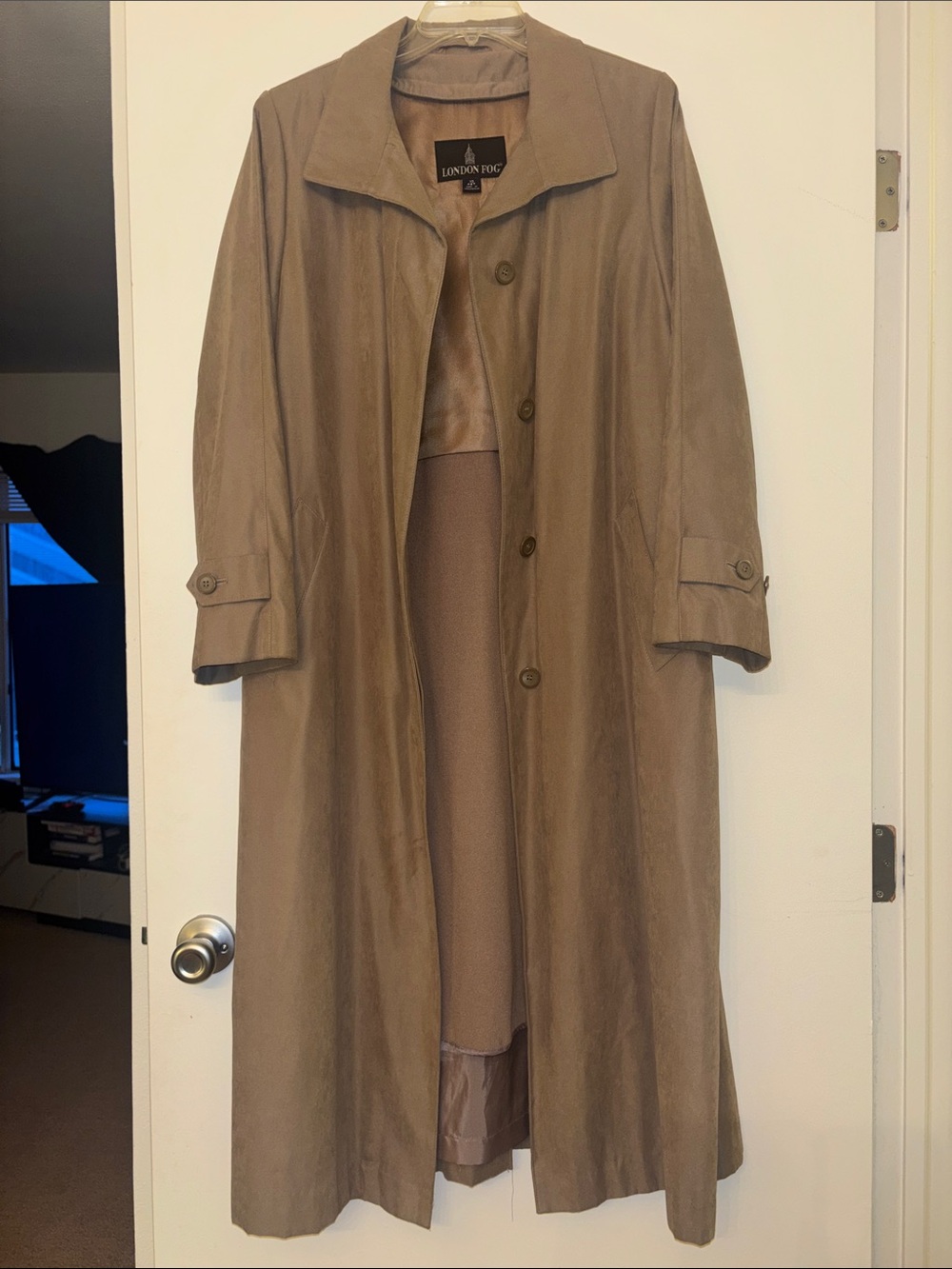 London Fog Women's Light Brown Trench Coat
